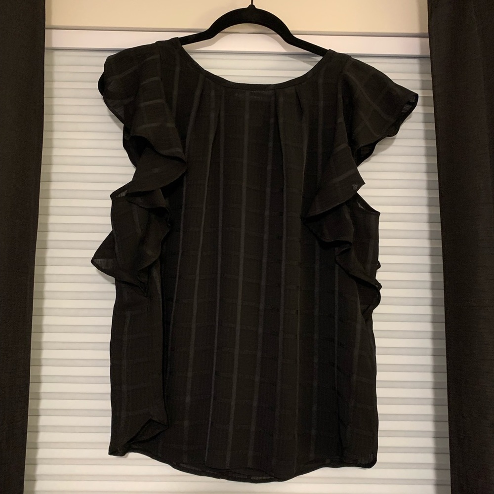 ELLE Size XS (Fits Like A Small) Black Dress Top